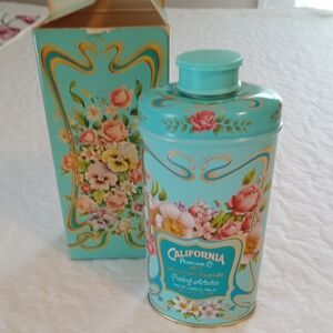 Avon Blue and Pink Ornate Floral Collection